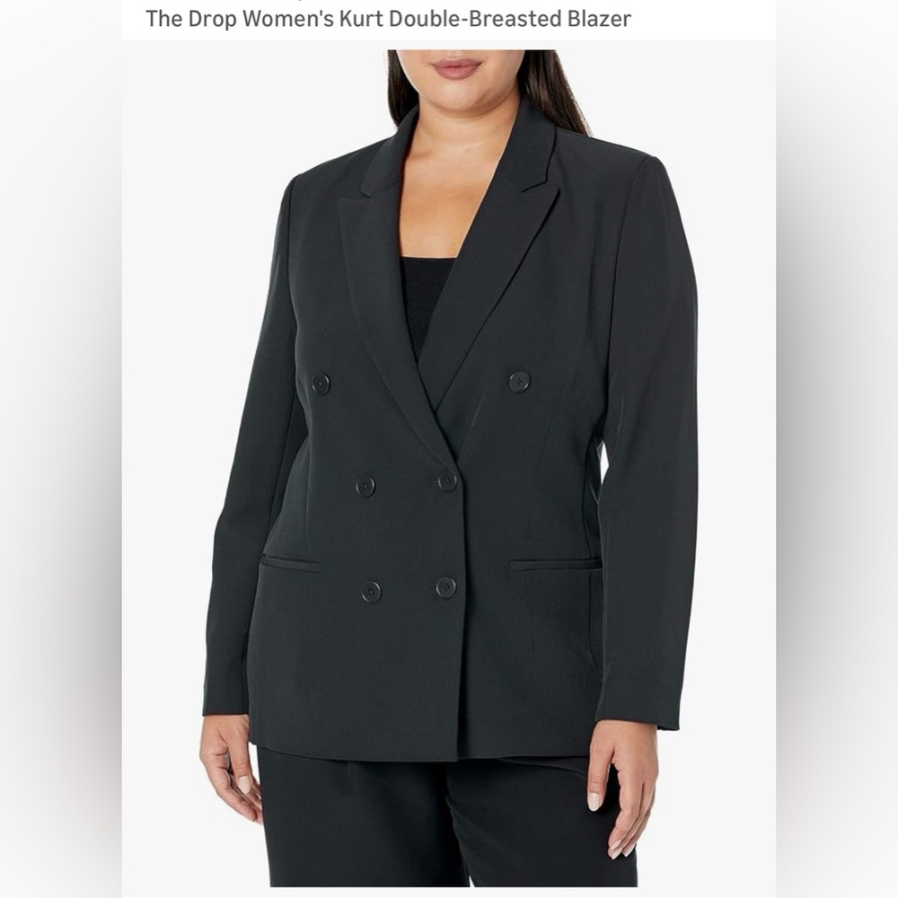 The Drop Black Kurt Blazer. Size M. Pre-Owned condition-very good.